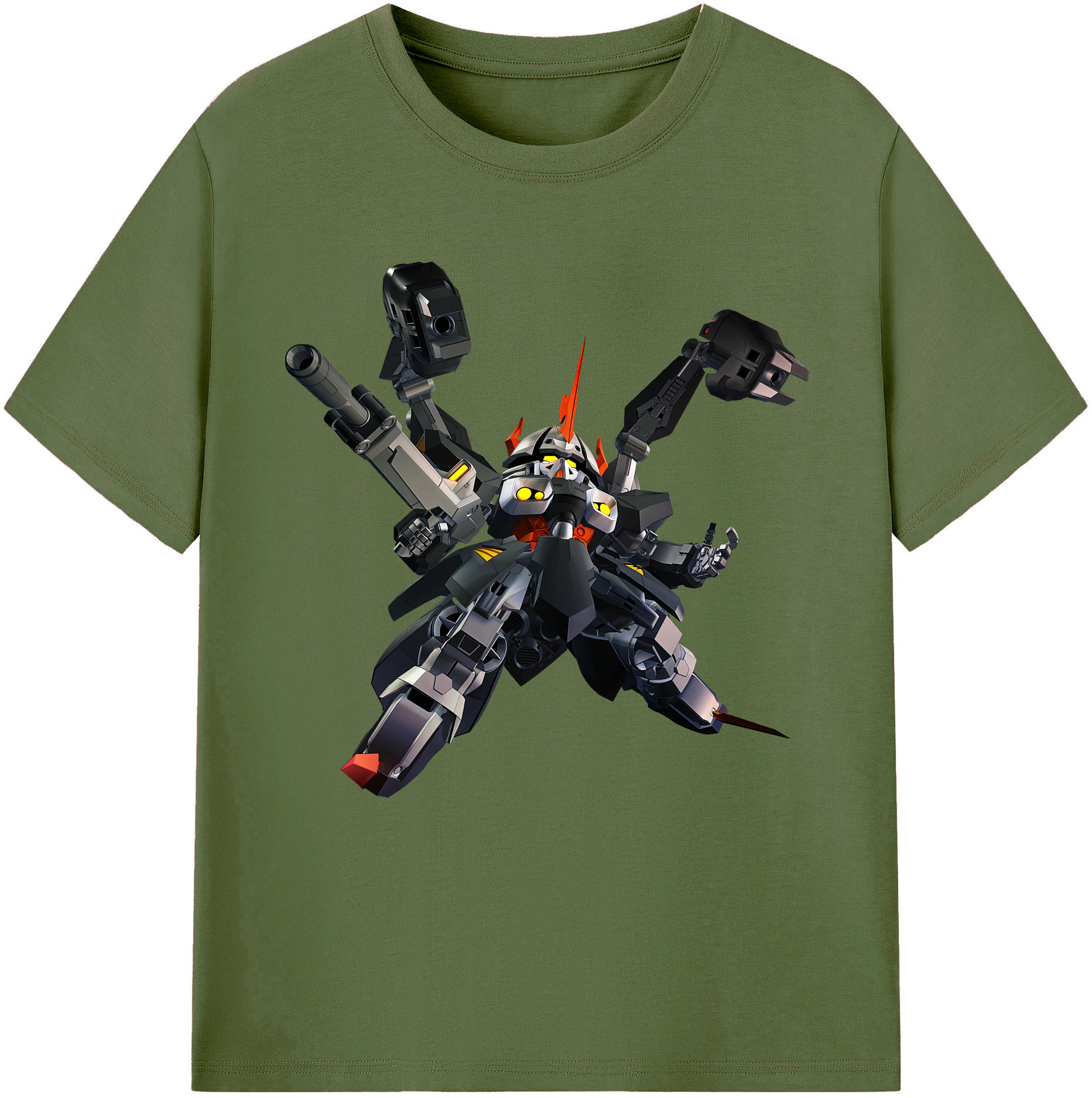 （画像用） 機動戦士ガンダム Mobile Suit Gundam 綿100％半袖Tシャツ（フロントプリント）